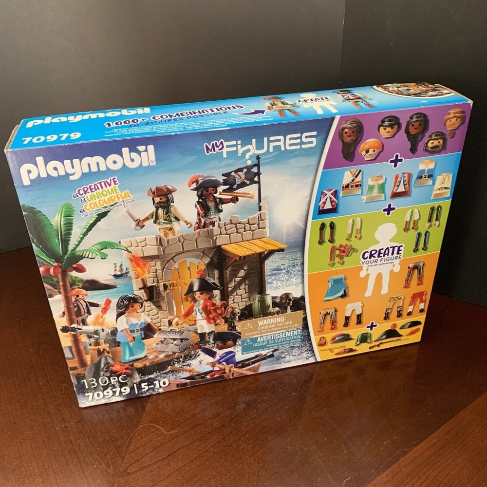 Playmobil My Figures: Pirates Fortress Set (70979) - 130 Pieces - New & Sealed